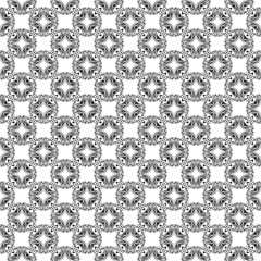 Black seamless abstract pattern. Overlay for background and backdrop. Ornamental design. PNG graphic illustration with transparent background.