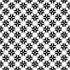 Black seamless abstract pattern. Overlay for background and backdrop. Ornamental design. PNG graphic illustration with transparent background.