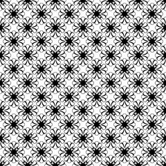 Black seamless abstract pattern. Overlay for background and backdrop. Ornamental design. PNG graphic illustration with transparent background.