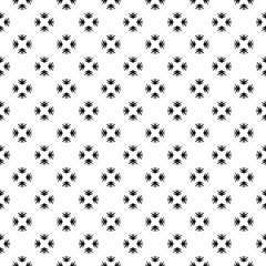 Black seamless abstract pattern. Overlay for background and backdrop. Ornamental design. PNG graphic illustration with transparent background.