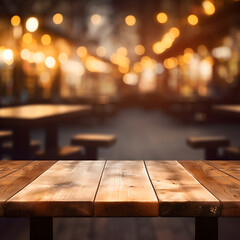wooden empty table with background