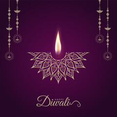 Happy Diwali Social Media Post for Advertisement, Status Wishes, Banner, Greeting Card