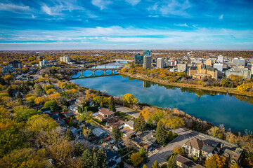 Urban Heartbeat: Downtown Saskatoon, Saskatchewan Skyline