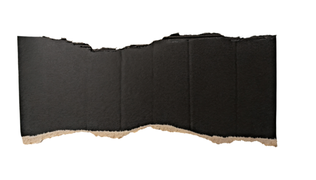 blank ripped black torn cardboard piece, copy space for text ,note paper piece label , isolated on a transparent background. PNG, cutout, or clipping path
- Powered by Adobe