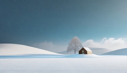  minimal landspace , winter style