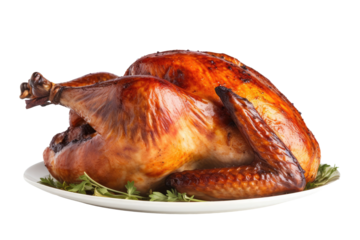 Whole roasted chicken on a white background. Grilled chicken ,isolated on a transparent background. PNG, cutout, 