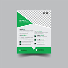 modern design template Flyer design incorporate.Flyer, infographic, layout modern with color size A4, Front and back, Easy to use.