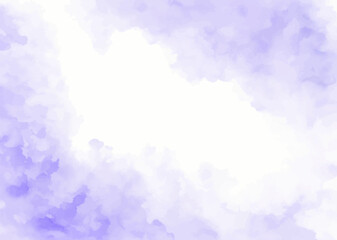 Purple watercolor abstract background. Watercolor purple background. Abstract purple texture.
