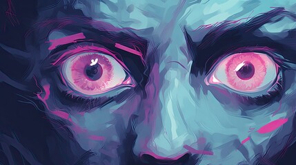 A close-up of a man's face. Dramatic moment.