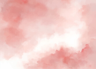 Red watercolor abstract background. Watercolor pink background. Abstract red texture.
