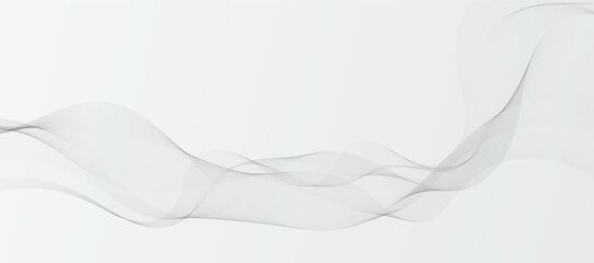 Modern vector background with black wavy lines.
