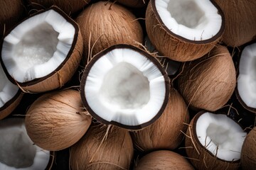 coconut close up background