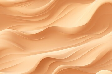 Fototapeta premium Désert abstrait simpliste, dune, fond de sable sans couture pour enfants. Idéal pour le papier peint des chambres d'enfants. IA générative, IA