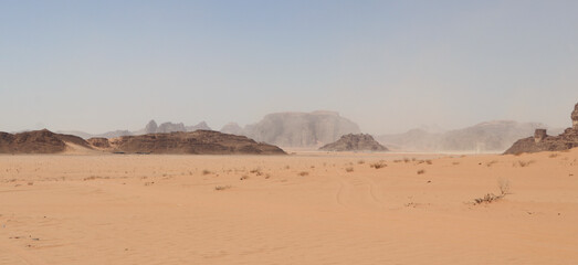 Fototapeta na wymiar Wadi Rum - Jordanie