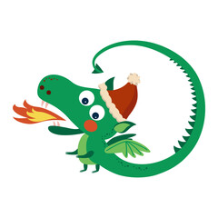 dragon symbol of the year vector picture 2