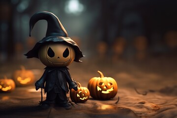 Un personnage d'Halloween