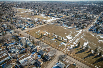 Aerial of the Mount Royal Neighborhood in Saskatoon