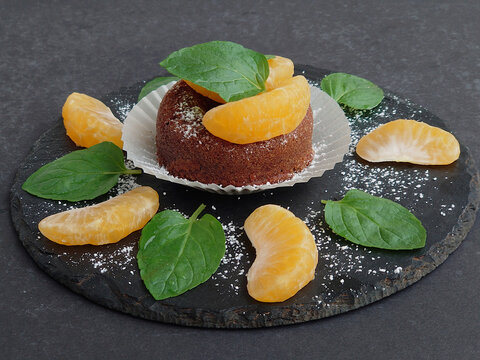 Schokoladenk&uuml;chlein mit Mandarine