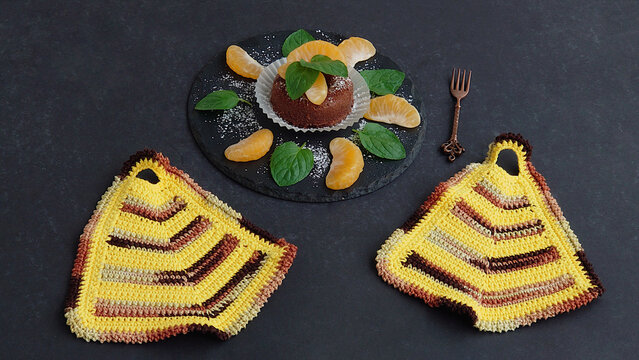 Schokoladenk&uuml;chlein mit Mandarine