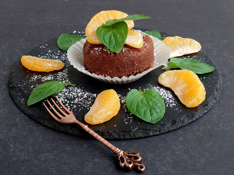 Schokoladenk&uuml;chlein mit Mandarine