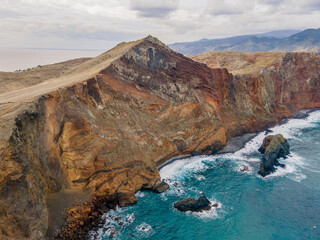 Ponta de Sao Lourenco, Madeira, Portugal, Aerial