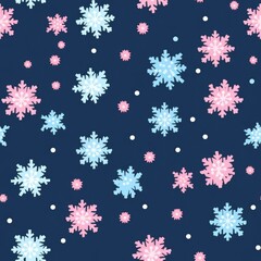 "Snowflake Whispers: A Minimalist Pattern for a Cozy Winter" Generativ AI.
