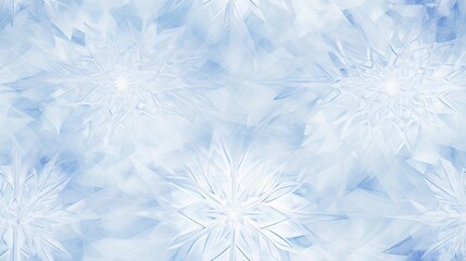  a blue and white background with snowflakes in the middle of the image and snow flakes in the middle of the image.  generative ai