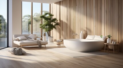 Fototapeta premium Modern bathroom UHD wallpaper