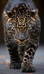 Fototapeta premium Close-up portrait of leopard