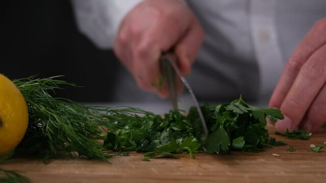 chef chops parsley