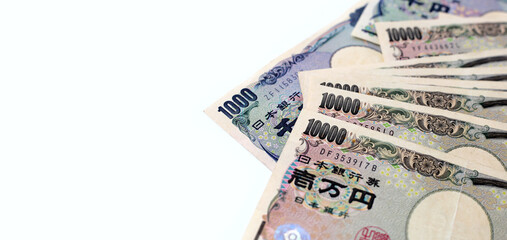 Japanese banknote 10000 yen, Japanese money