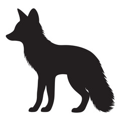 A black Silhouette animal
