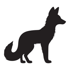 A black Silhouette animal
