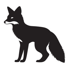 A black Silhouette animal
