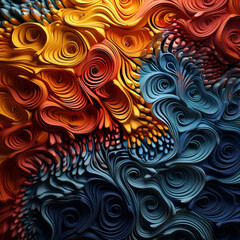 abstract background with swirls