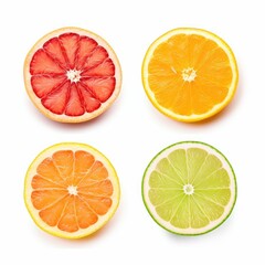 Obraz premium Citrus Slices Set