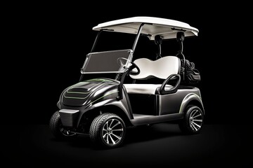 golf cart on a light background