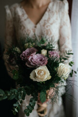 Beautiful wedding bridal bouquet.