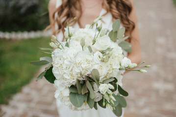 Beautiful wedding bridal bouquet.