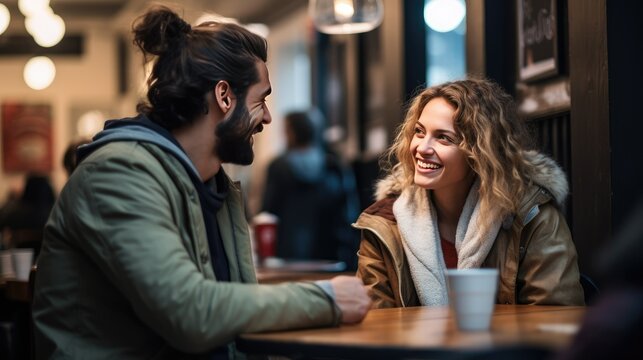 Intense coffee shop scene with individuals engrossed in a secretive conversation. Sharp-focus, hyper-realistic image capturing discreet observers at a corner table