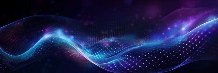 multi colored yellow, blue, purple pink digital wave technology background wallpaper concept, motion texture cyber network elements