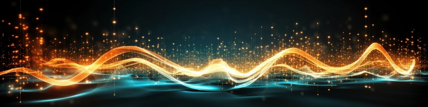digital wave technology background wallpaper concept, motion texture cyber network elements