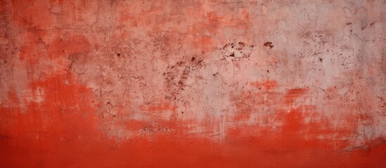 A backdrop composed of textured concrete in a shade of red