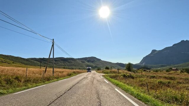 Driving Through Lofoten's Roads In Hyperlapse