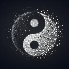 Fotobehang yin yang symbol © Dino