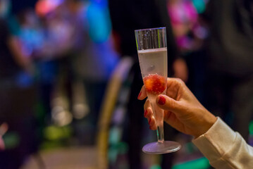 Strawberries and champagne