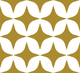 Fototapeta premium Golden geometric pattern flat simple minimal vector design element