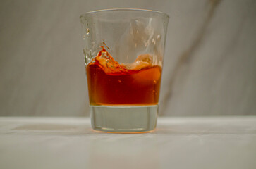 glass of  whiskey