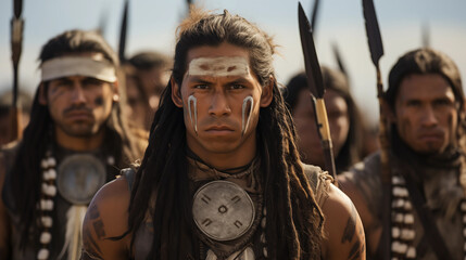 Cheyenne War Chiefs: Crafting a Majestic Strategy for Battle, AI Generative