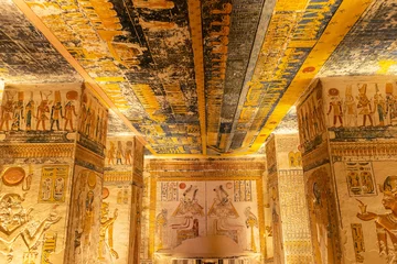 Foto op Plexiglas Tomb of Rameses V and VI in Luxor © Sergii Figurnyi